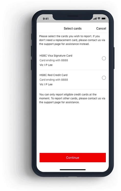 REPORTING/BLOCKING OF LOST/STOLEN CARD.